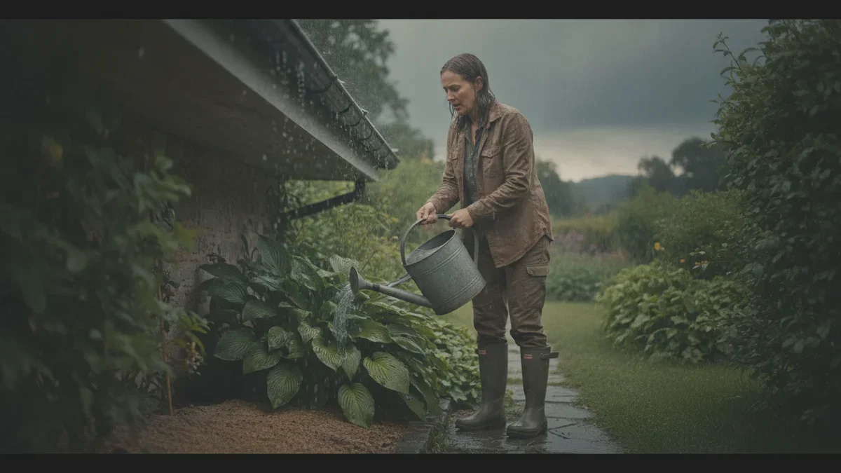 Warum du bei Regen manchmal trotzdem mit der Gießkanne in den Garten musst