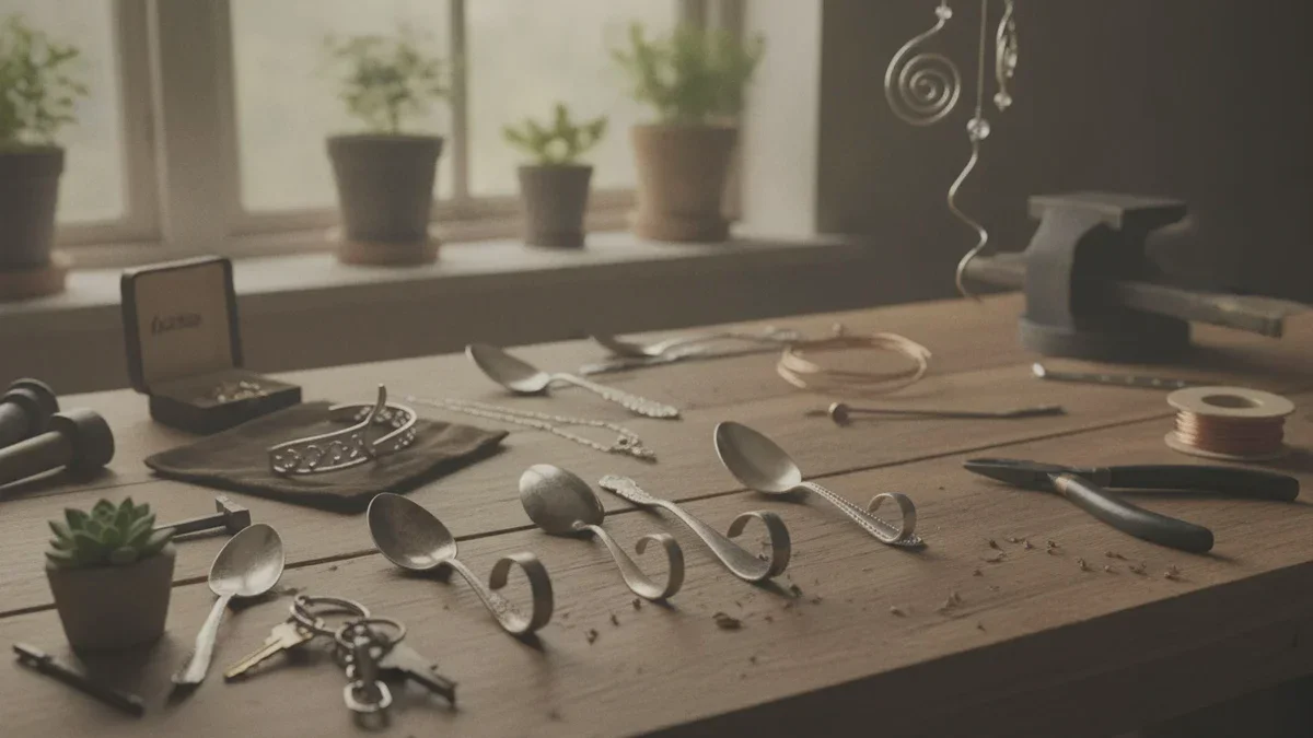 Alte Flohmarkt-Löffel in einzigartige Wohnaccessoires verwandeln – zum Schnäppchenpreis