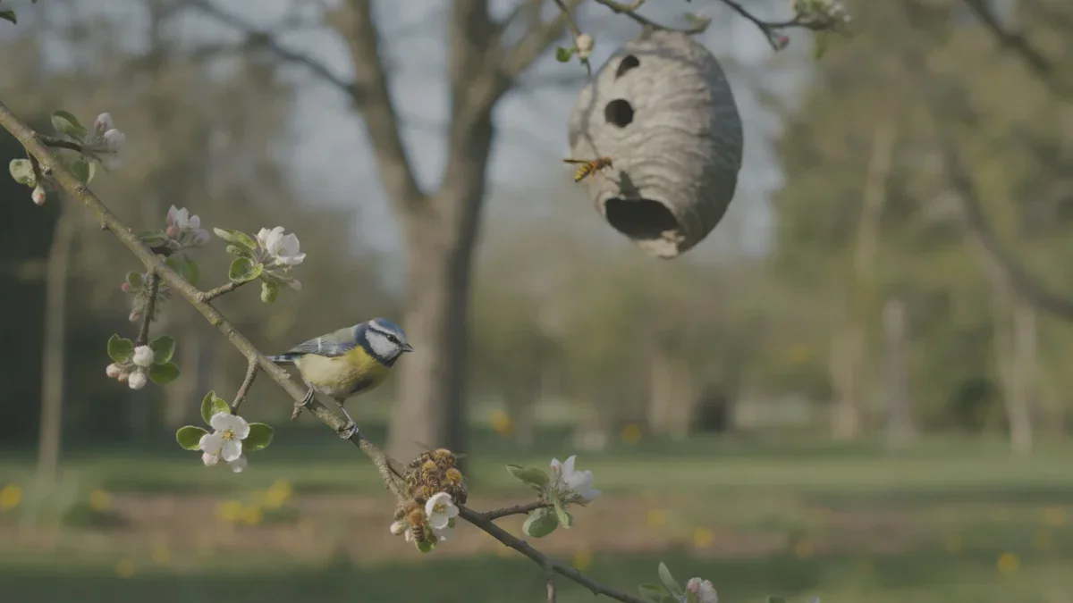Der kleine Gartenvogel ist ein erstaunlicher Verbündeter gegen die Asiatische Hornisse