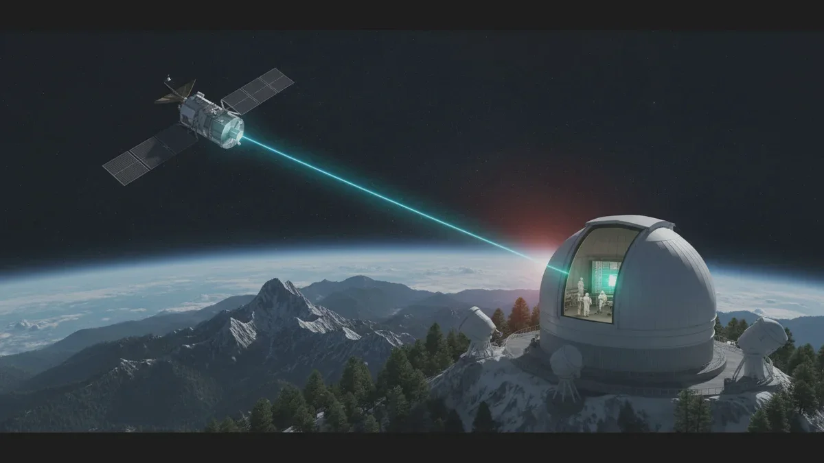 Ein chinesischer Satellit nutzte einen starken Laser und übertrifft Starlink aus hoher Umlaufbahn