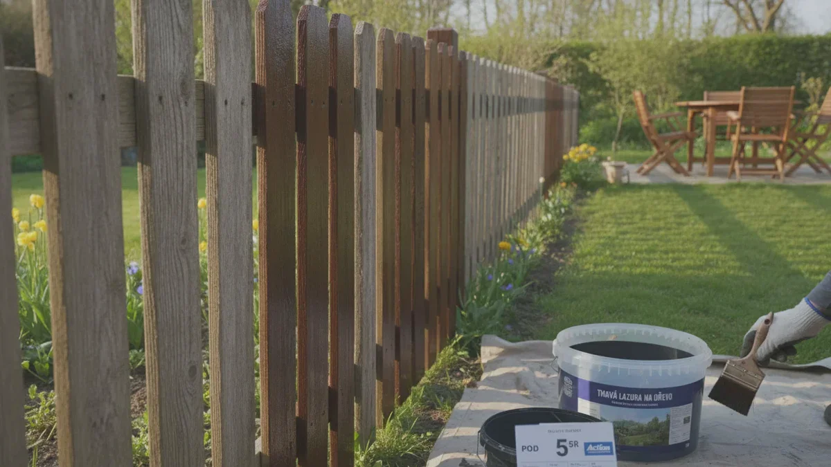 Dunkle Holzfarbe von Action unter 5 Euro: So erstrahlt dein Garten in neuem Glanz