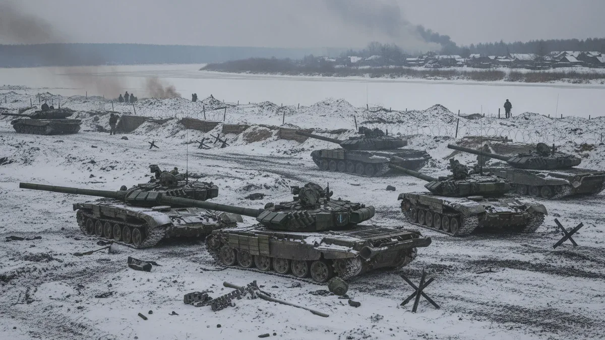 Putins Einheiten versuchten einen Panzerdurchbruch, doch es lief anders als geplant