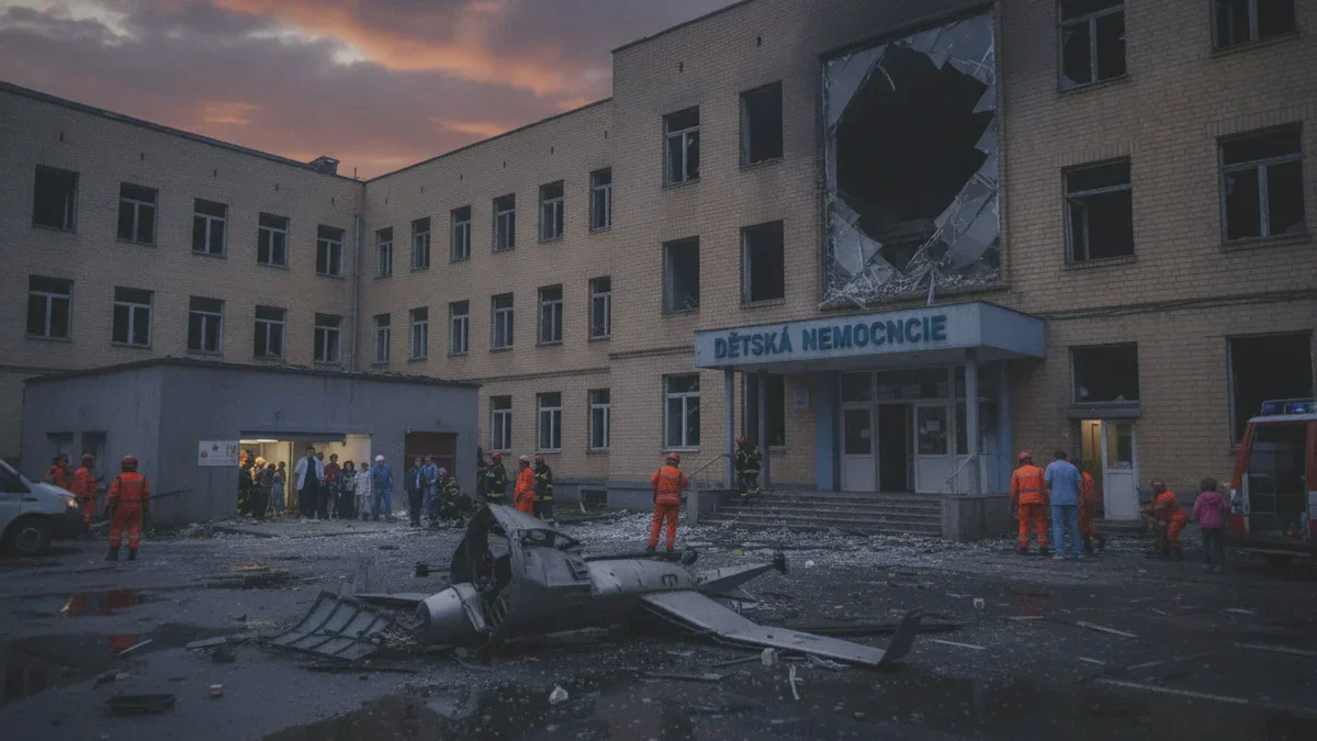 Russische Drohne trifft Kinderkrankenhaus – 17 Tote in Kiew nach massivem Angriff