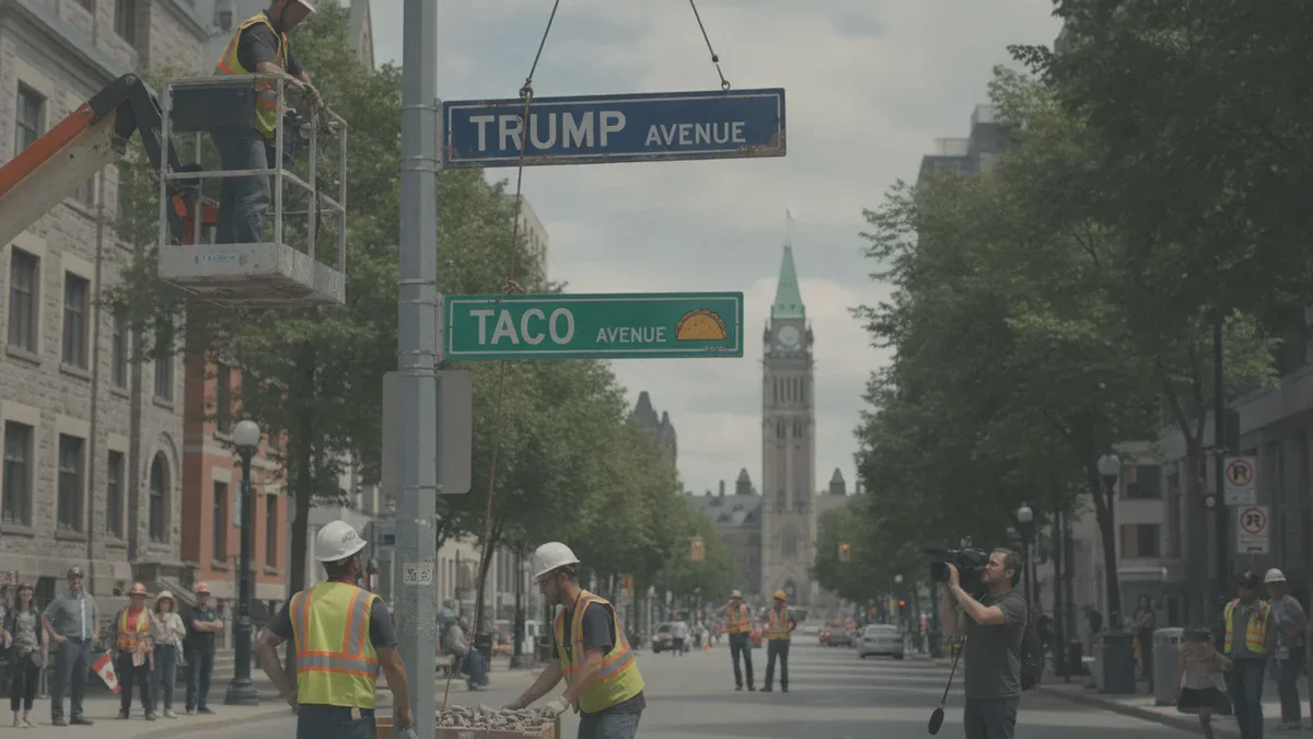 Ottawa erwägt Umbenennung der Trump Avenue, nachdem Trump den Ontariosee umbenannt hat