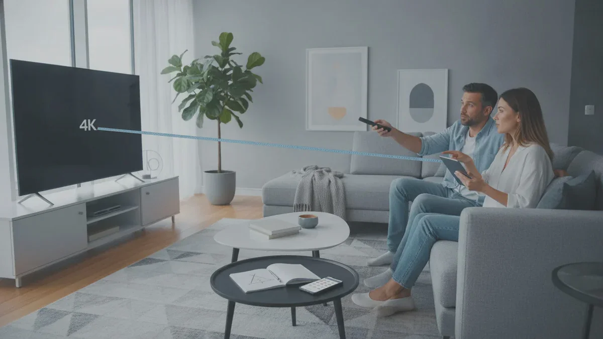 Viele Menschen machen diesen Fehler mit dem Fernseher: die einfache Regel für die richtige Position