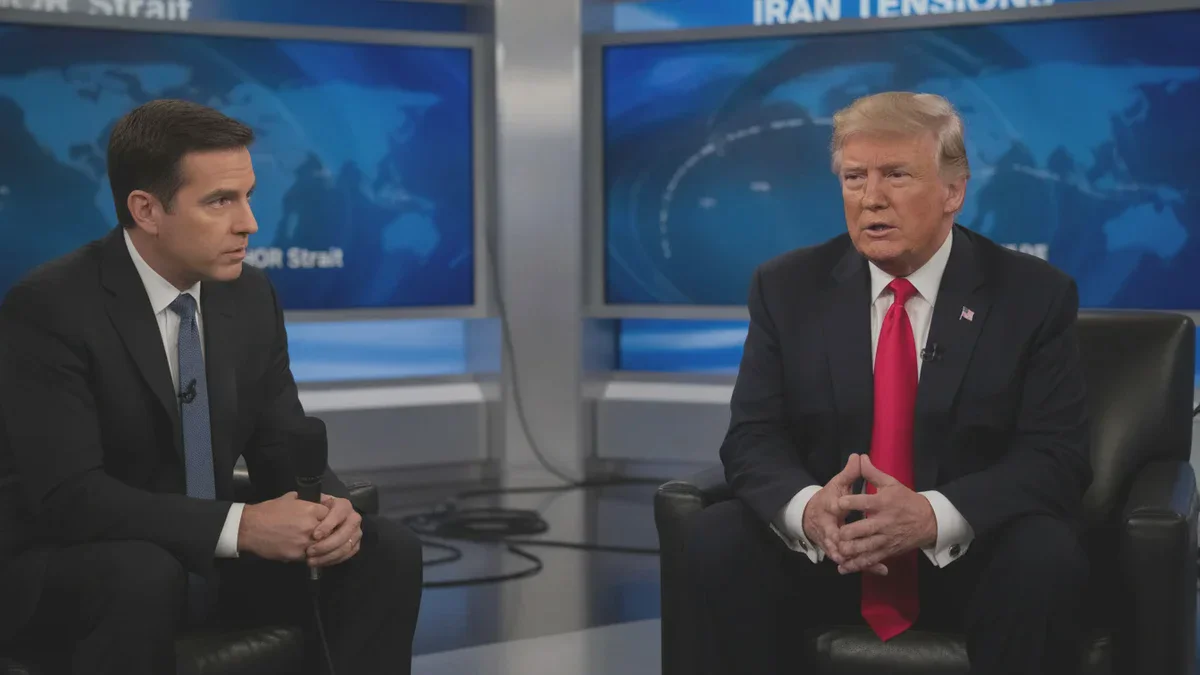 Das Publikum reagiert auf Trumps Ausdrucksschwierigkeiten in einem peinlichen TV-Interview