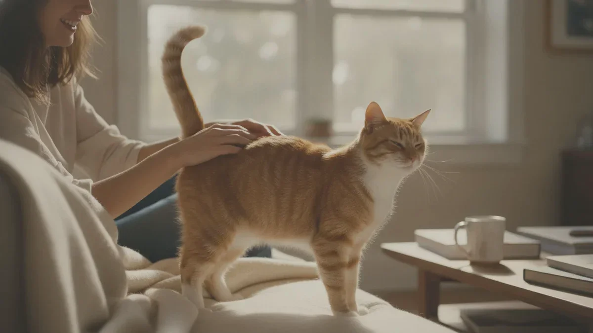 Das wissen die meisten Katzenbesitzer nicht: Warum Katzen beim Streicheln das Hinterteil anheben