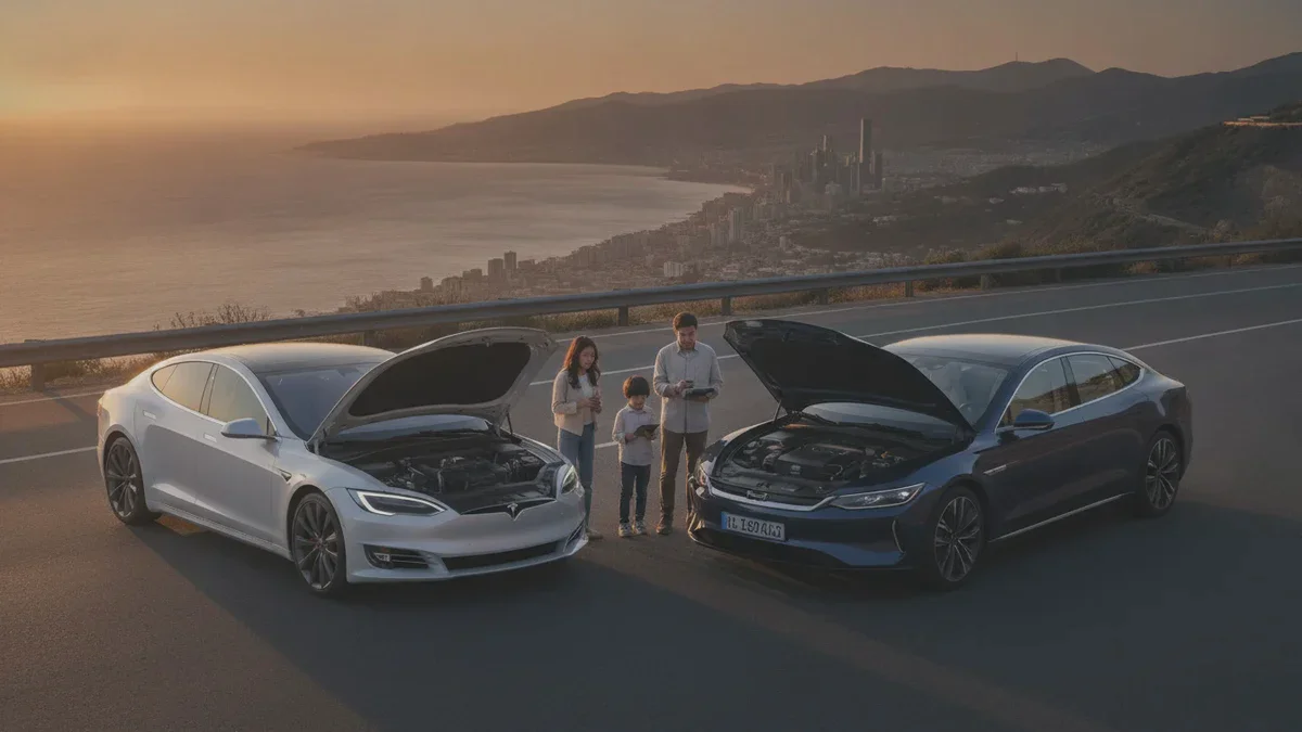 Duell der Giganten im neuen Elektroauto-Test: Tesla oder BYD – welche Marke ist die bessere Wahl?