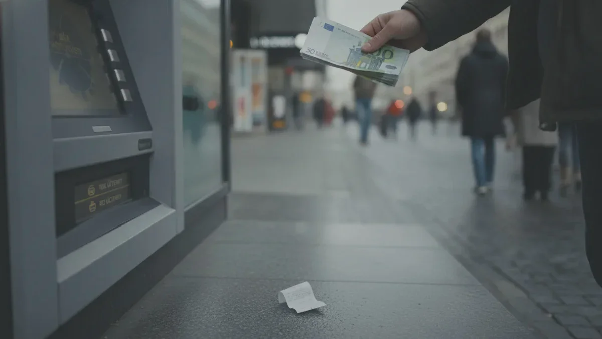 Warum du am Geldautomaten niemals einen Beleg ausdrucken solltest