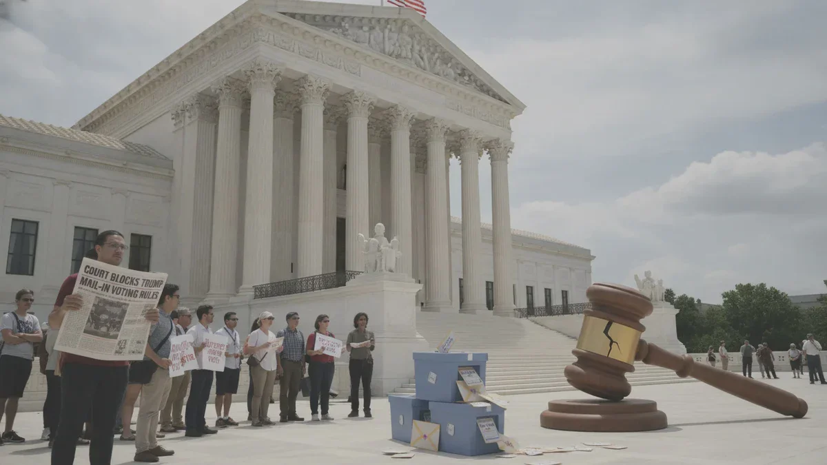 Der US-Supreme Court stoppt Trumps umstrittene Wahlregeln: „Angriff auf die Demokratie“